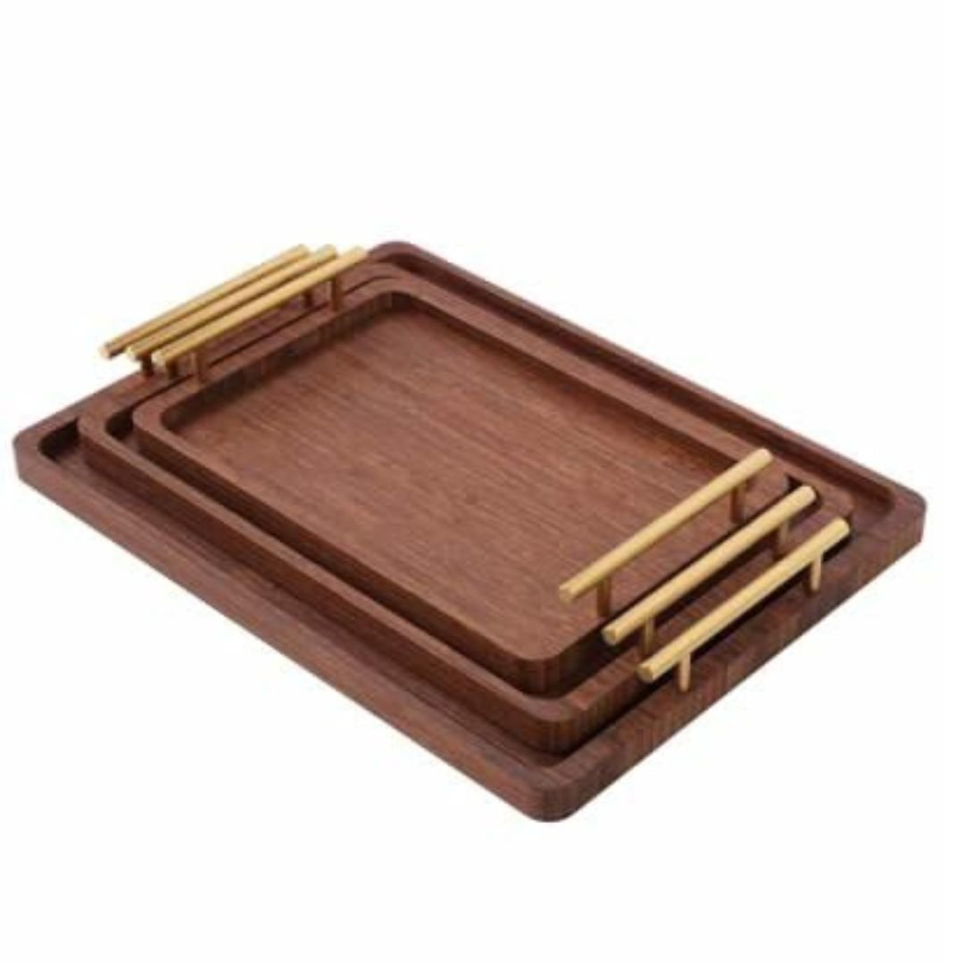 Wooden Nesting Tray Set